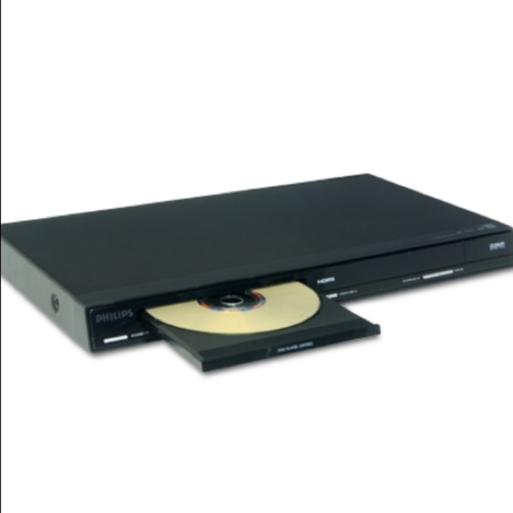 Philips Model DVP3962/37 HDMI DVD Player / Color Black / Not Original Remove